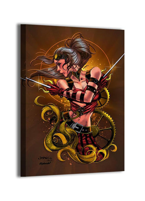 Elektra Wall Art | Marvel Daredevil HD Acrylic, Metal & Canvas Print - Snapping Turtle Gallery