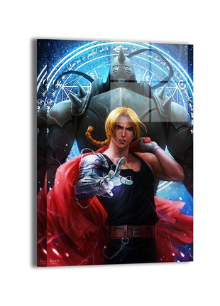 Edward Alphonse Elric Fullmetal Alchemist metal Print, Premium Wall Art by Snapping Turtle Gallery