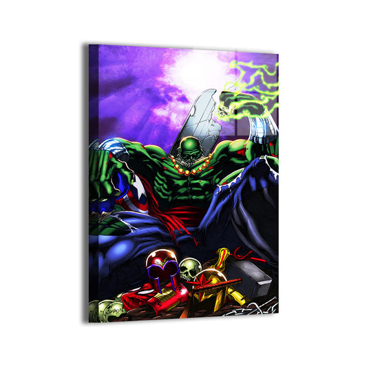 Emerald Tyrant Wall Art Metal Print | Snapping Turtle Gallery
