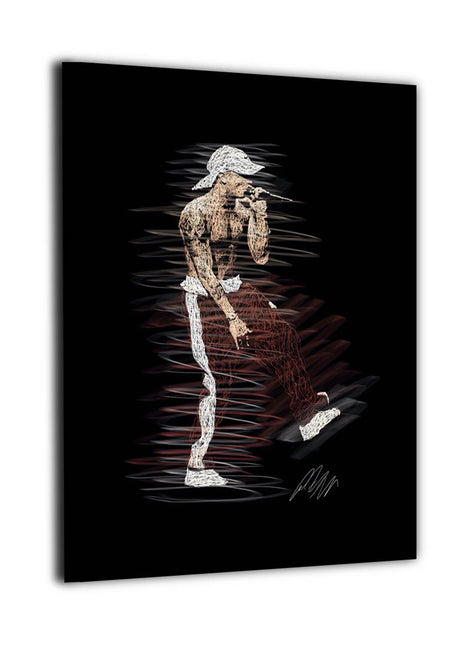 Eminem Scribble Portrait Wall Art