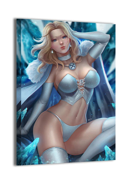 Emma Frost Wall Art | X-Men Marvel Acrylic, Metal & Canvas Print - Snapping Turtle Gallery