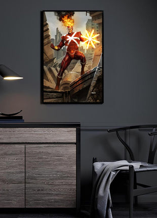 Blazing Fusion Wall Art