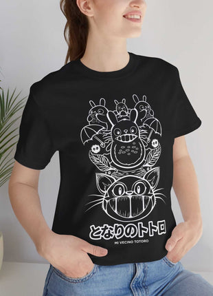 Totoro Forest Spirit Stack My Neighbor Totoro Ghibli Shirt - Snapping Turtle Gallery