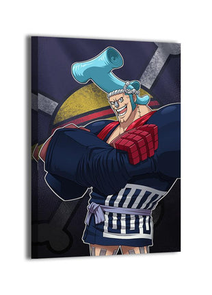 Franky Wall Art | One Piece Acrylic, Metal & Canvas - Snapping Turtle Gallery
