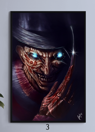 Robert Englund Signed Freddy Krueger Art | Pre-Order - Snapping Turtle Gallery