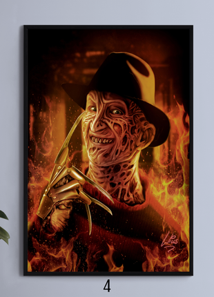 Robert Englund Signed Freddy Krueger Art | Pre-Order - Snapping Turtle Gallery