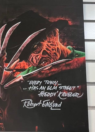 Robert Englund Signed Freddy Krueger Art | Pre-Order - Snapping Turtle Gallery