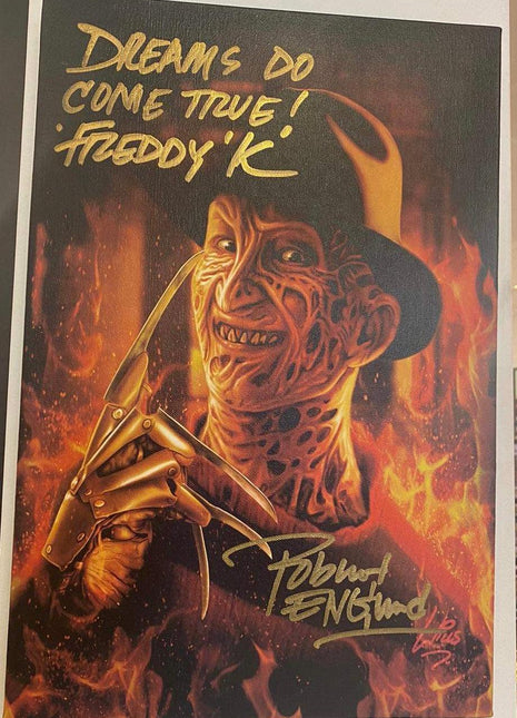 Freddy Krueger Signed Wall Art | Preorder Posters | Snapping Turtle Gallery [variant_option1] Print, Premium Wall Art by Snapping Turtle Gallery