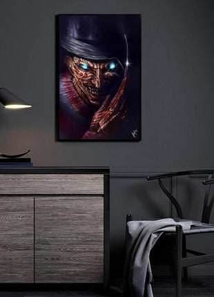 Freddy Krueger Wall Art | Horror HD Acrylic, Metal & Canvas Print - Snapping Turtle Gallery