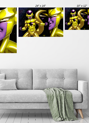 Frieza Wall Art | Dragon Ball Z Fan Art | Snapping Turtle Gallery - Snapping Turtle Gallery