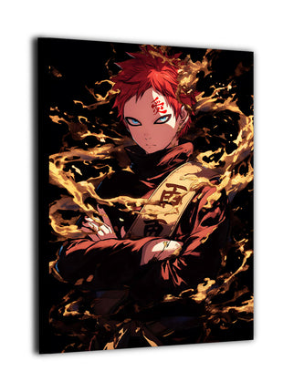 Gaara Wall Art | Naruto Fan Art | Snapping Turtle Gallery [variant_option1] Print, Premium Wall Art by Snapping Turtle Gallery