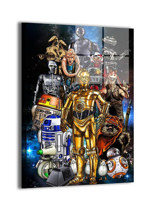 Star Wars Sidekicks Wall Art | Ultra-HD Acrylic, Metal & Canvas Print - Snapping Turtle Gallery