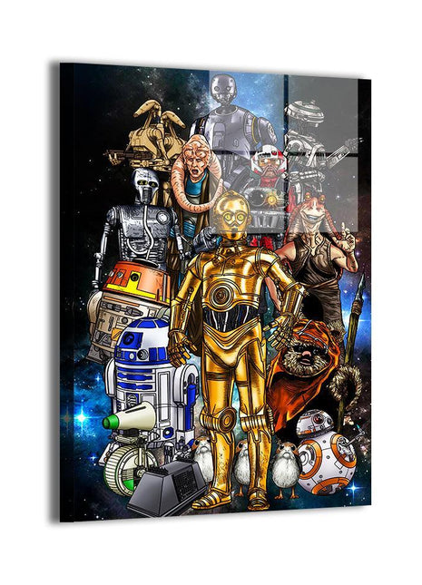Star Wars Sidekicks Wall Art | Ultra-HD Acrylic, Metal & Canvas Print - Snapping Turtle Gallery