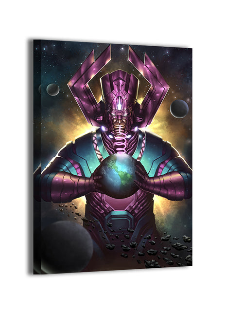 Galactus Marvel Art - Ultra-HD Acrylic & HD Metal Gallery Print - Cosmic Entity Comic Artwork - Premium Wall Decor