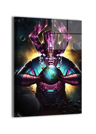 Galactus Marvel Art - Ultra-HD Acrylic & HD Metal Gallery Print - Cosmic Entity Comic Artwork - Premium Wall Decor