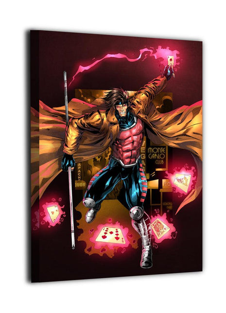 Gambit Wall Art | Marvel Fan Art | Snapping Turtle Gallery [variant_option1] Print, Premium Wall Art by Snapping Turtle Gallery
