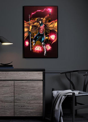 Gambit Wall Art | Marvel Fan Art | Snapping Turtle Gallery - Snapping Turtle Gallery
