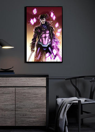 Gambit Wall Art | X-Men Fan Art | Snapping Turtle Gallery - Snapping Turtle Gallery