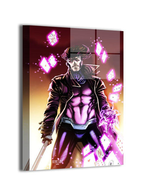 Gambit Wall Art | X-Men Fan Art | Snapping Turtle Gallery [variant_option1] Print, Premium Wall Art by Snapping Turtle Gallery