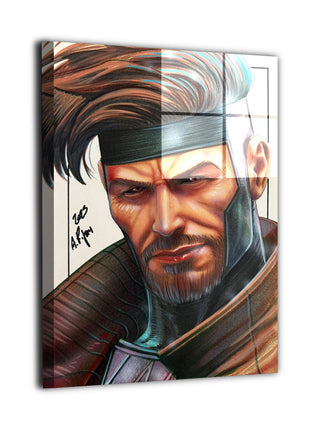 Gambit Wall Art | Aurelio Rigoni Acrylic, Metal & Canvas Print - Snapping Turtle Gallery