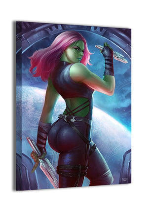 Gamora Wall Art | Marvel Ultra-HD Acrylic, Metal & Canvas Print - Snapping Turtle Gallery
