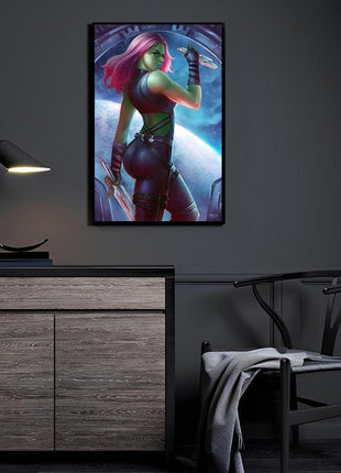 Gamora Wall Art | Marvel Ultra-HD Acrylic, Metal & Canvas Print - Snapping Turtle Gallery