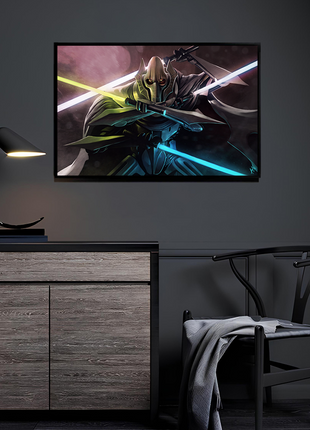General Grievous Art | Acrylic, Metal & Canvas - Snapping Turtle Gallery
