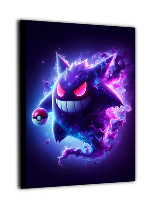 Gengar Wall Art | Pokémon Ultra-HD Acrylic, Metal & Canvas Print - Snapping Turtle Gallery