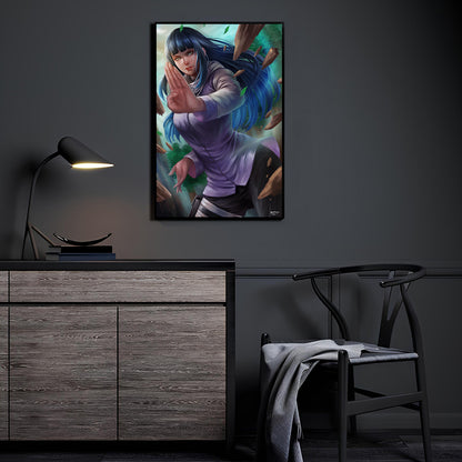Gentle Fist Grace Wall Art Room Mockup – Hinata (Naruto) by Nopeys