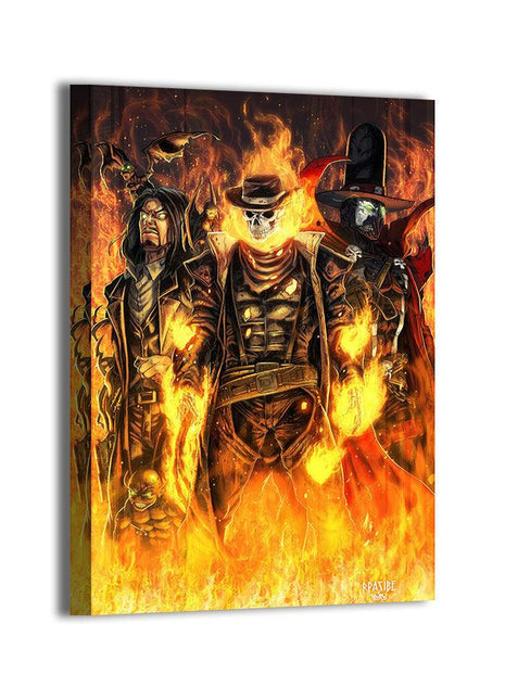 Ghost Rider Wall Art | Crossover Fan Art | Snapping Turtle Gallery - Snapping Turtle Gallery