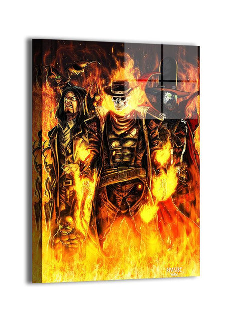 Ghost Rider Wall Art | Crossover Fan Art | Snapping Turtle Gallery - Snapping Turtle Gallery