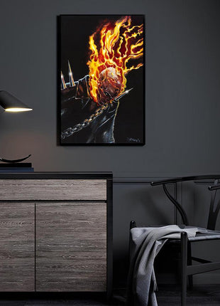 Ghost Rider Wall Art | Marvel Fan Art | Snapping Turtle Gallery - Snapping Turtle Gallery