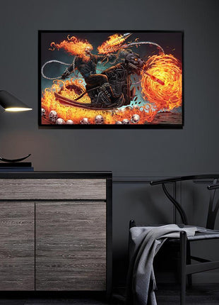 Ghost Rider Wall Art | Marvel Ultra-HD Acrylic, Metal & Canvas Print - Snapping Turtle Gallery