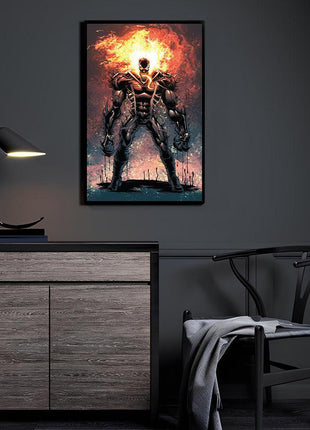 Ghost Rider Wall Art | Marvel Fan Art | Snapping Turtle Gallery - Snapping Turtle Gallery