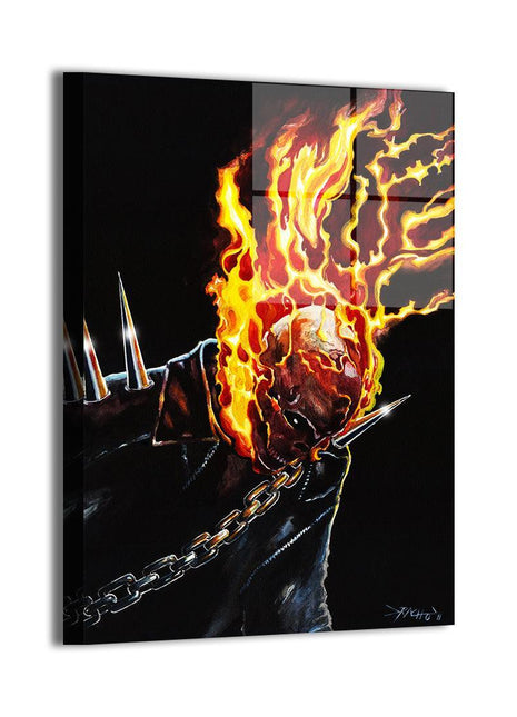 Ghost Rider Wall Art | Marvel Fan Art | Snapping Turtle Gallery - Snapping Turtle Gallery