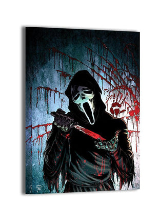 Ghostface Wall Art | Scream Ultra-HD Acrylic, Metal & Canvas Print - Snapping Turtle Gallery