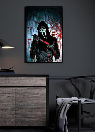 Ghostface Wall Art | Scream Ultra-HD Acrylic, Metal & Canvas Print - Snapping Turtle Gallery