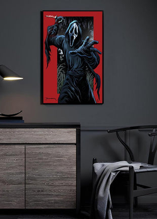 Ghostface Wall Art | Scream Ultra-HD Acrylic, Metal & Canvas Print - Snapping Turtle Gallery