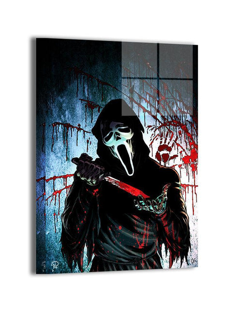 Ghostface Wall Art | Scream Ultra-HD Acrylic, Metal & Canvas Art Print - Snapping Turtle Gallery