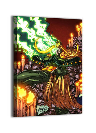 Loki God of Mischief Acrylic wall art mockup