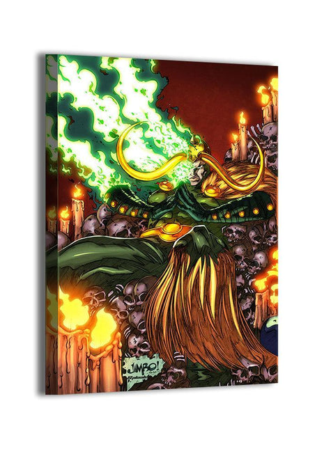 Loki God of Mischief Acrylic wall art mockup