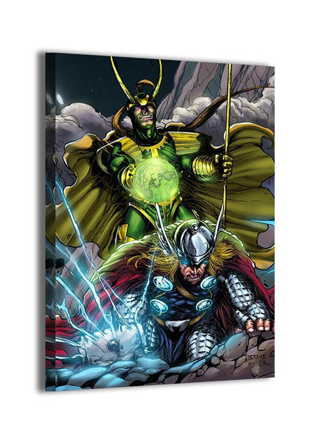 Thor and Loki Acrylic wall art mockup