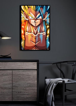Gogeta Wall Art | Dragon Ball Fan Art | Snapping Turtle Gallery - Snapping Turtle Gallery