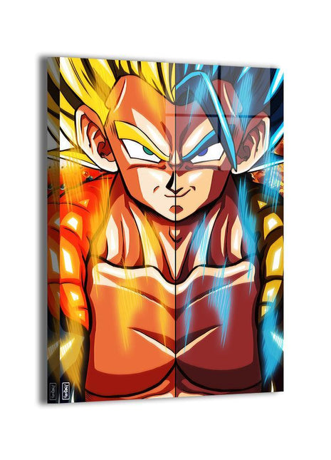 Gogeta Wall Art | Dragon Ball Fan Art | Snapping Turtle Gallery - Snapping Turtle Gallery