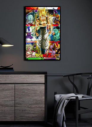 Goku & DBZ Villains Wall Art | Dragon Ball Fan Art | Snapping Turtle Gallery - Snapping Turtle Gallery