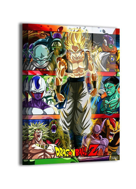 Goku & DBZ Villains Wall Art | Dragon Ball Fan Art | Snapping Turtle Gallery - Snapping Turtle Gallery