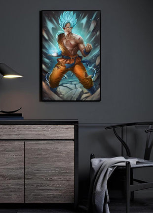 Goku Wall Art | Dragon Ball Super HD Acrylic, Metal & Canvas Print - Snapping Turtle Gallery