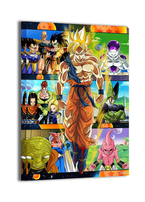 Goku Wall Art | Dragon Ball Z Fan Art | Snapping Turtle Gallery - Snapping Turtle Gallery