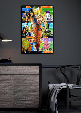 Goku Wall Art | Dragon Ball Z Fan Art | Snapping Turtle Gallery - Snapping Turtle Gallery