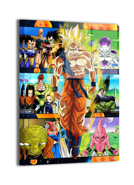 Goku Wall Art | Dragon Ball Z Fan Art | Snapping Turtle Gallery - Snapping Turtle Gallery